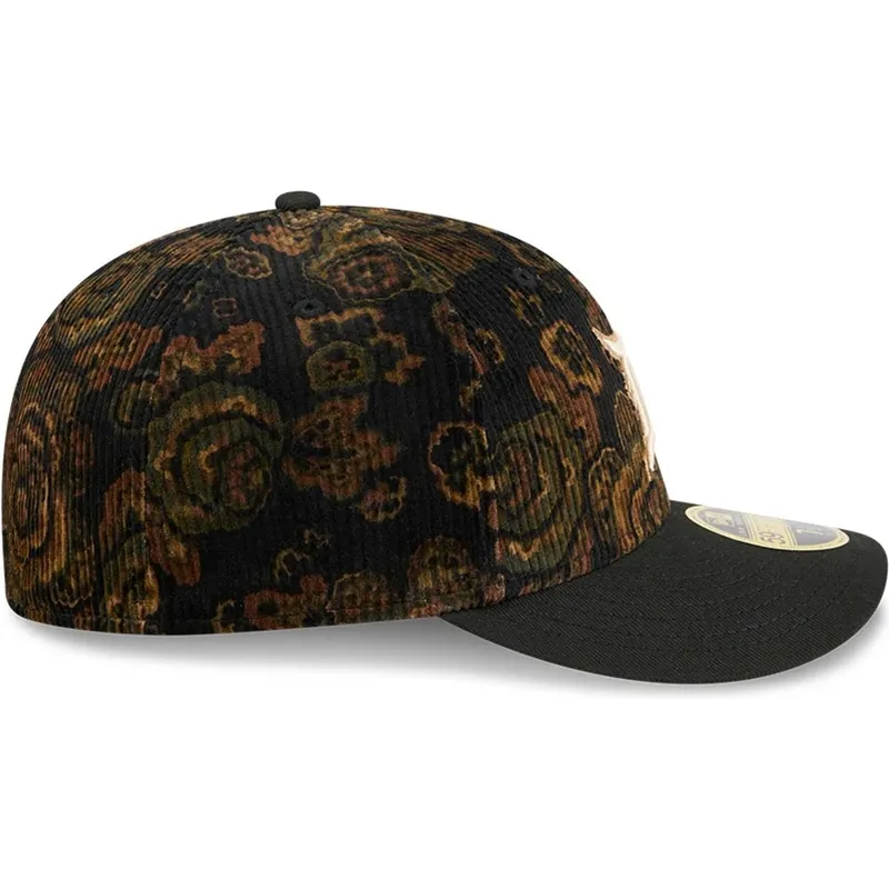 cap-izliekta-black-ajustada-59fifty-low-profile-floral-cord-three-looms-printed-corduroy-no-detroit-tigers-mlb-no-new-era