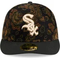 cap-izliekta-black-ajustada-59fifty-low-profile-floral-cord-three-looms-printed-corduroy-no-chicago-white-sox-mlb-no-new-era