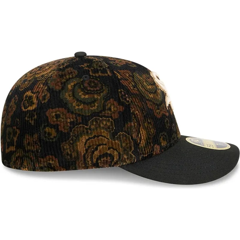 cepur-izliekta-melns-pieguloss-59fifty-low-profile-floral-cord-three-looms-printed-corduroy-no-chicago-white-sox-mlb-no-new-era cepur-izliekta-melns-pieguloss-59fifty-low-profile-floral-cord-three-looms-printed-corduroy-no-chicago-white-sox-mlb-no-new-era