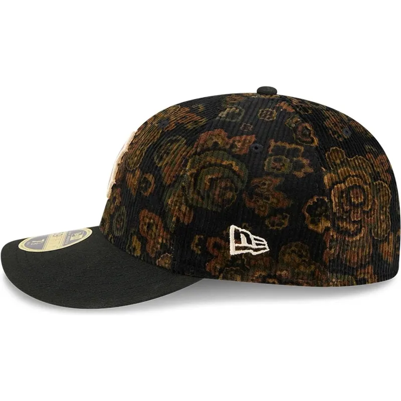 cap-izliekta-black-ajustada-59fifty-low-profile-floral-cord-three-looms-printed-corduroy-no-boston-red-sox-mlb-no-new-era
