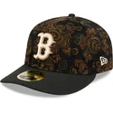 cap-izliekta-black-ajustada-59fifty-low-profile-floral-cord-three-looms-printed-corduroy-no-boston-red-sox-mlb-no-new-era