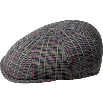Beret gray no Boina gris Pattern Flexfit Grey Plaid no Kangol