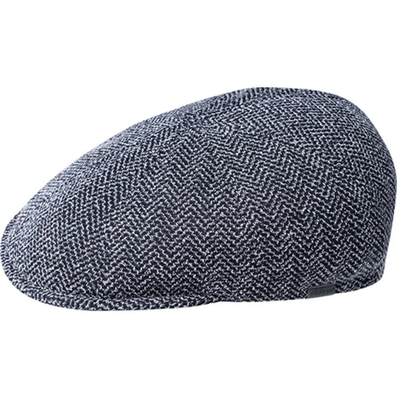 morkbla-basker-pattern-flexfit-marled-navy-fran-kangol
