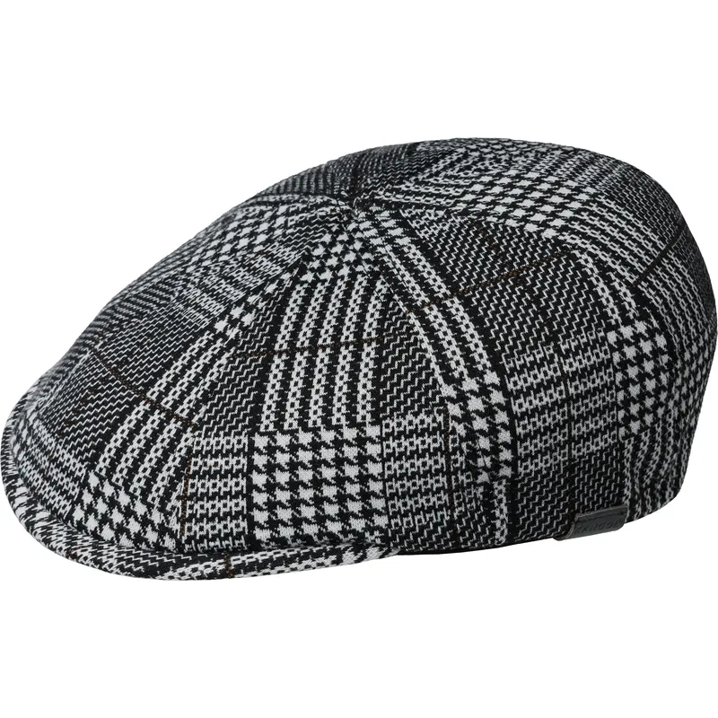 beret-black-no-boina-negra-pattern-flexfit-black-plaid-no-kangol