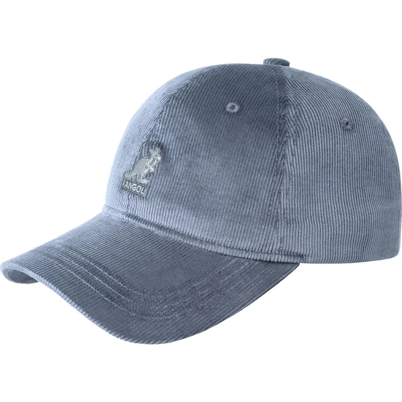 regulowana-niebieska-czapka-z-daszkiem-cord-baseball-denim-blue-marki-kangol
