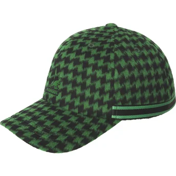 Grön böjd justerbar keps Block Zig Baseball Green från Kangol
