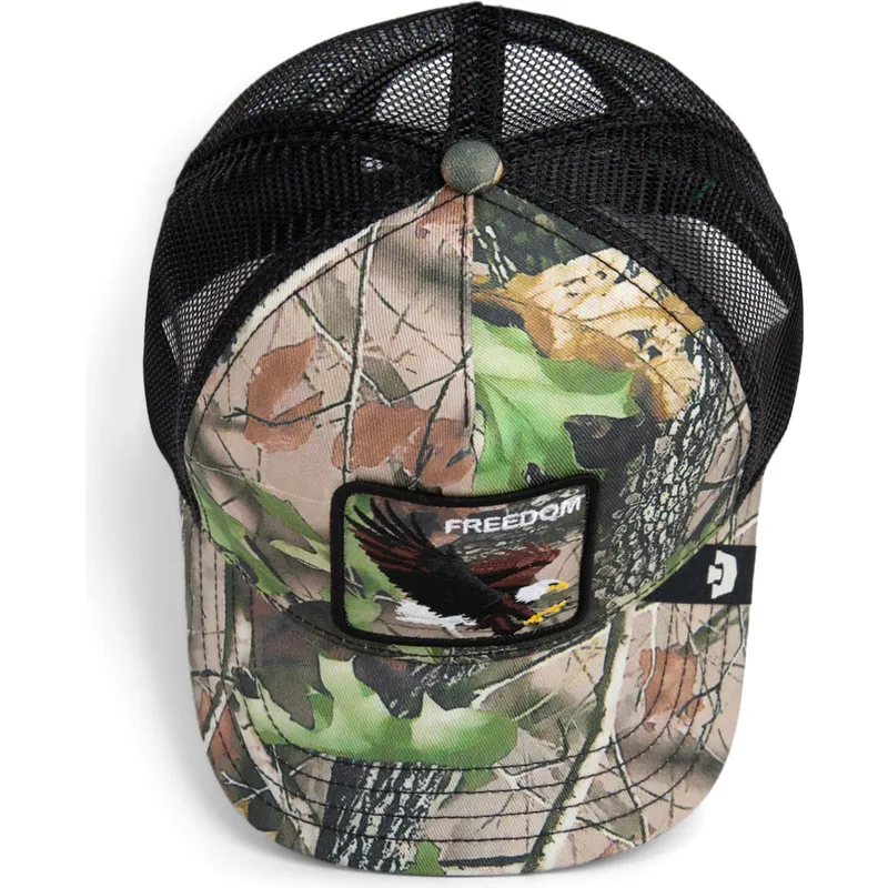 cepur-izliekta-truckeris-maskesanas-snapback-freedom-eagle-camouflage-seasonal-real-tree-the-farm-no-goorin-bros