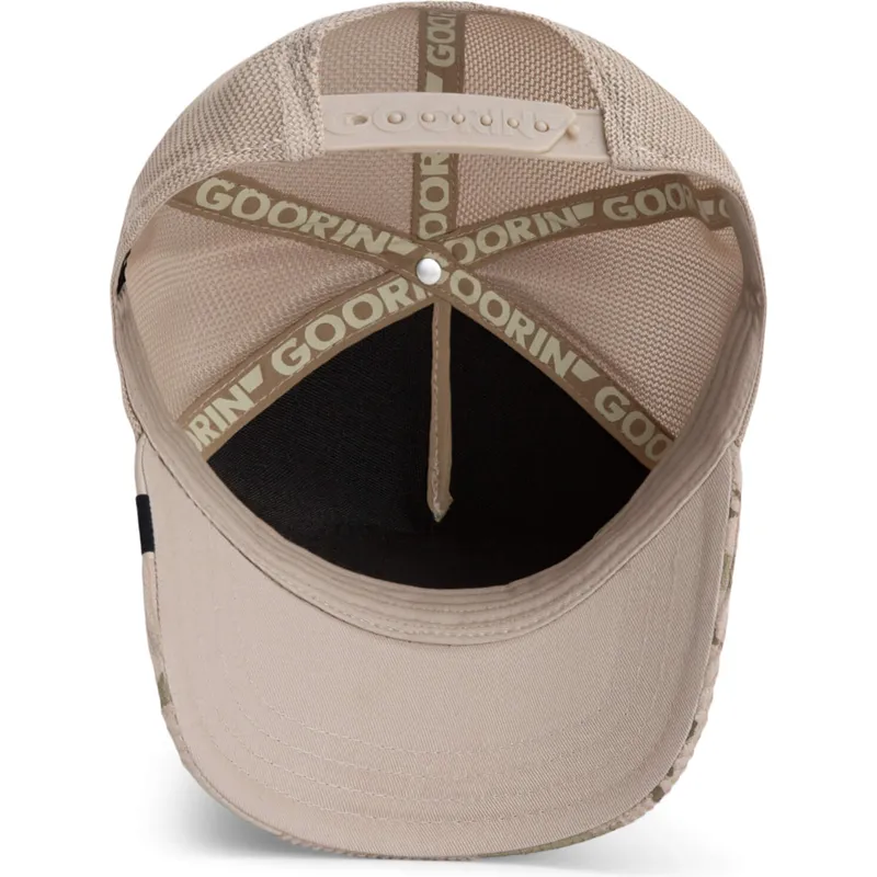 czapka-trucker-bezowa-lew-king-corduroy-camo-the-farm-od-goorin-bros