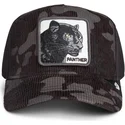 svart-trucker-keps-panter-panther-corduroy-camo-the-farm-fran-goorin-bros