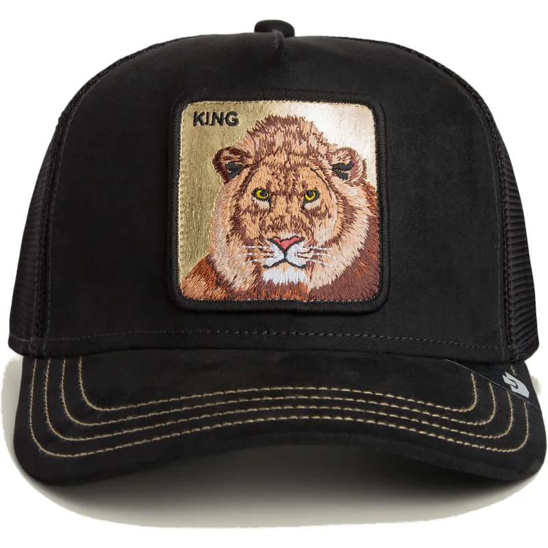 cepur-izliekta-melns-snapback-king-golden-suede-the-farm-no-goorin-bros