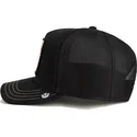 czarna-czapka-trucker-z-lwem-king-golden-suede-the-farm-od-goorin-bros