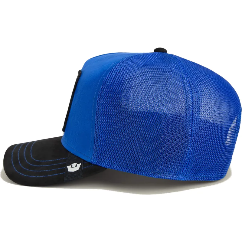 cepur-izliekta-truckeris-zils-snapback-flex-suede-the-farm-no-goorin-bros