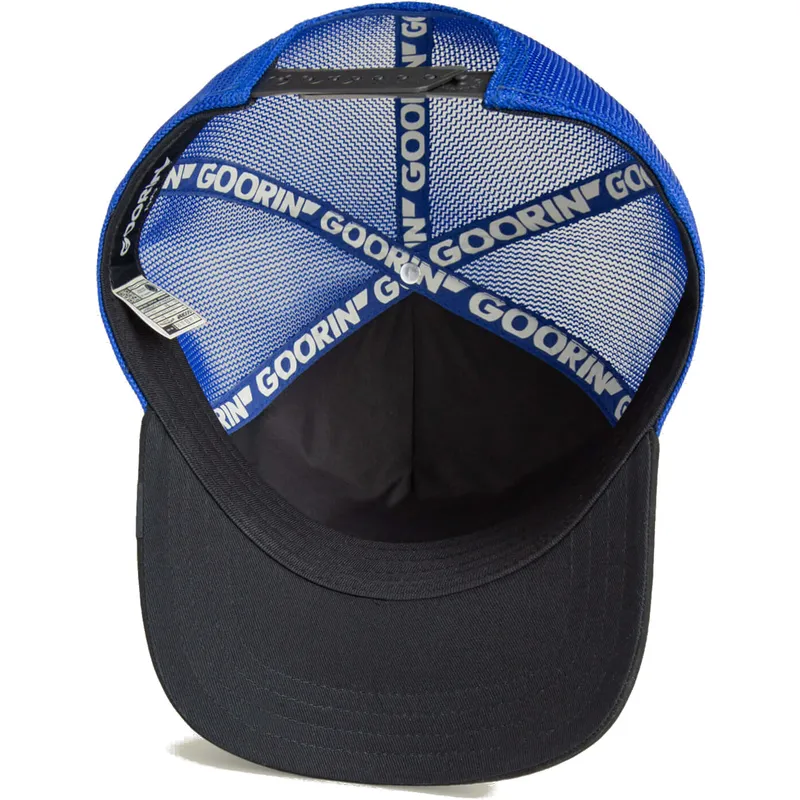 cepur-izliekta-truckeris-zils-snapback-flex-suede-the-farm-no-goorin-bros