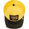 cepur-izliekta-truckeris-dzeltens-snapback-mighty-lion-suede-the-farm-no-goorin-bros