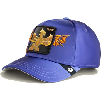 Fioletowa czapka z daszkiem snapback Dragon Fury Hell Hath No Wings The Farm od Goorin Bros.
