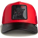 rote-und-schwarze-trucker-kappe-katze-misfit-courtside-the-farm-von-goorin-bros