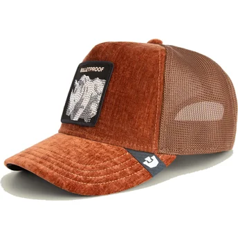 Cepur izliekta truckeris brūns snapback Bulletproof Iced Rhino Jewel Tones The Farm no Goorin Bros.