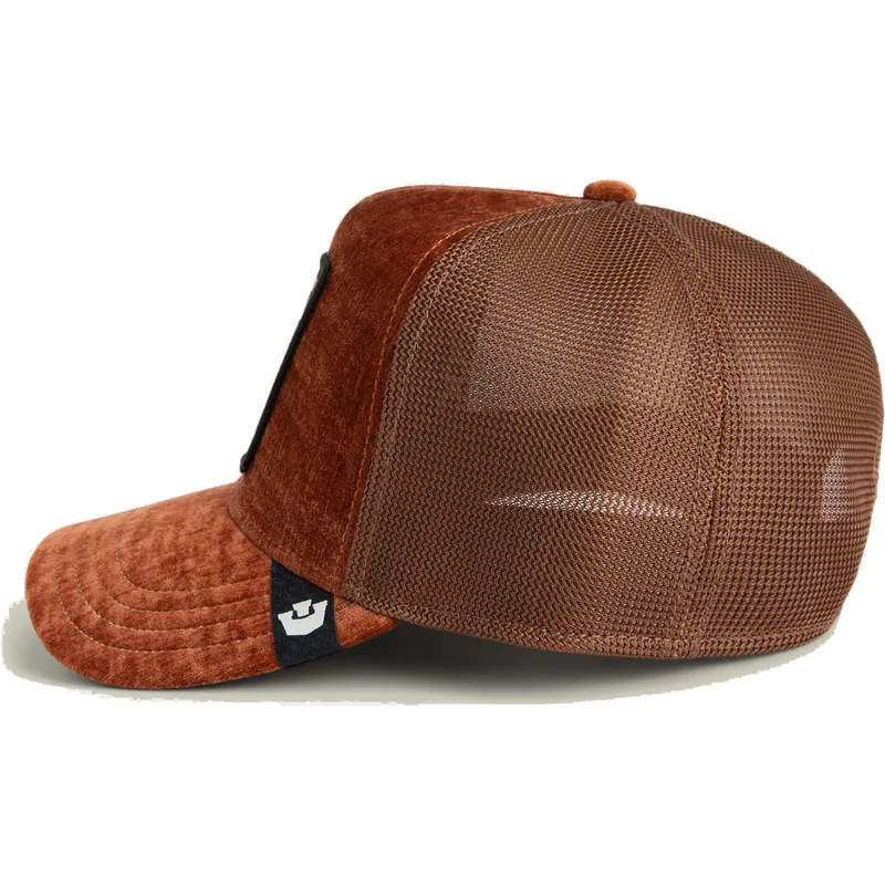 cepur-izliekta-truckeris-bruns-snapback-bulletproof-iced-rhino-jewel-tones-the-farm-no-goorin-bros