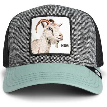 Mehrfarbige Trucker-Kappe Ziege Him Goat Verry Dapper The Farm von Goorin Bros.