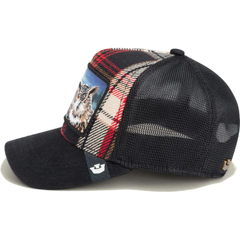 cepur-izliekta-soferis-daudzkrasains-snapback-buho-night-owl-cabin-fever-homestead-the-farm-the-farm-no-goorin-bros