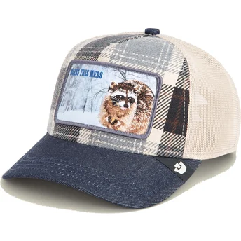 Cepur izliekta truckeris zils snapback Bless This Mess Free Spirited Homestead The Farm no Goorin Bros.