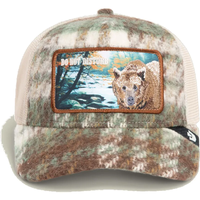 czapka-trucker-brazowa-niedzwiedz-do-not-disturb-don-t-poke-the-bear-homestead-the-farm-goorin-bros