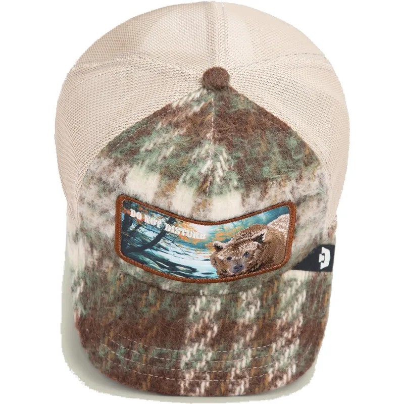 czapka-trucker-brazowa-niedzwiedz-do-not-disturb-don-t-poke-the-bear-homestead-the-farm-goorin-bros