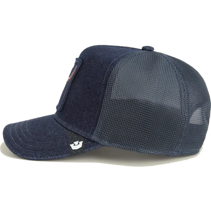 cepur-izliekta-truckeris-tumsi-zils-snapback-dead-denim-the-farm-no-goorin-bros