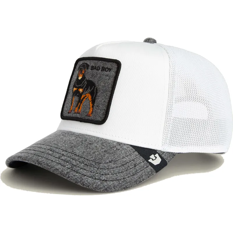 cepur-izliekta-truckeris-peleks-snapback-bad-boy-denim-the-farm-no-goorin-bros