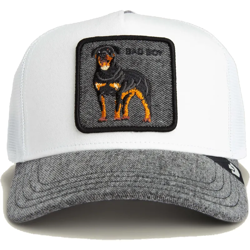 cepur-izliekta-truckeris-peleks-snapback-bad-boy-denim-the-farm-no-goorin-bros