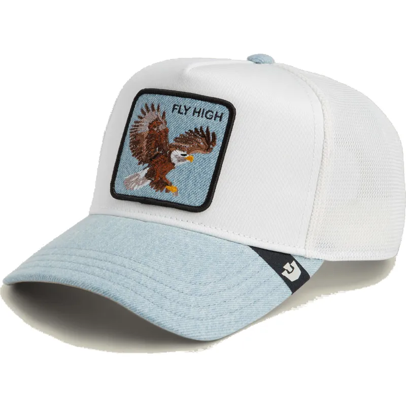 cepur-izliekta-soferis-zils-snapback-fly-high-denim-the-farm-the-farm-no-goorin-bros