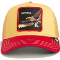gorra-trucker-amarilla-y-roja-aguila-the-faithful-eagle-sport-the-farm-de-goorin-bros