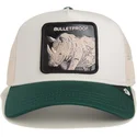 czapka-trucker-biala-i-zielona-nosorozec-bulletproof-bulletproof-sport-the-farm-od-goorin-bros