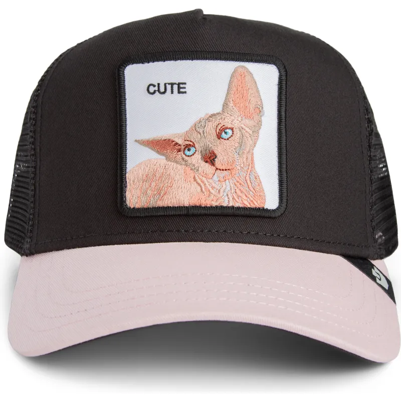 cepur-izliekta-soferis-melns-snapback-gato-cute-the-sphynx-sport-the-farm-the-farm-no-goorin-bros