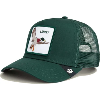 Cepur izliekta truckeris zaļš snapback The Lucky Duck Sport The Farm no Goorin Bros.