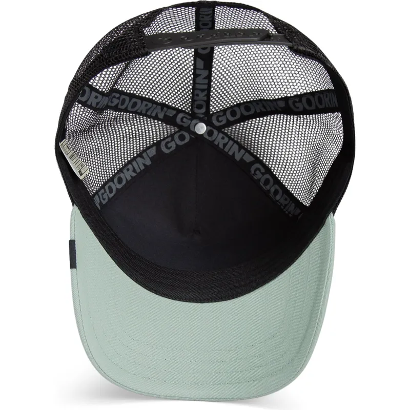 cepur-izliekta-truckeris-melns-snapback-the-outlaw-sport-the-farm-no-goorin-bros