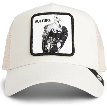 Cepur izliekta truckeris balts snapback Vulture Grit The Farm no Goorin Bros.