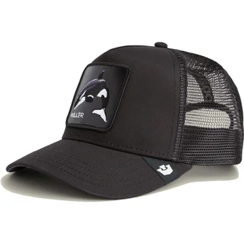 Schwarze Trucker-Kappe Orca Killer The Farm von Goorin Bros.