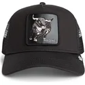 schwarze-trucker-kappe-stier-raging-the-farm-von-goorin-bros