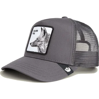 Cepur izliekta truckeris pelēks snapback Silver Foxxx The Farm no Goorin Bros.
