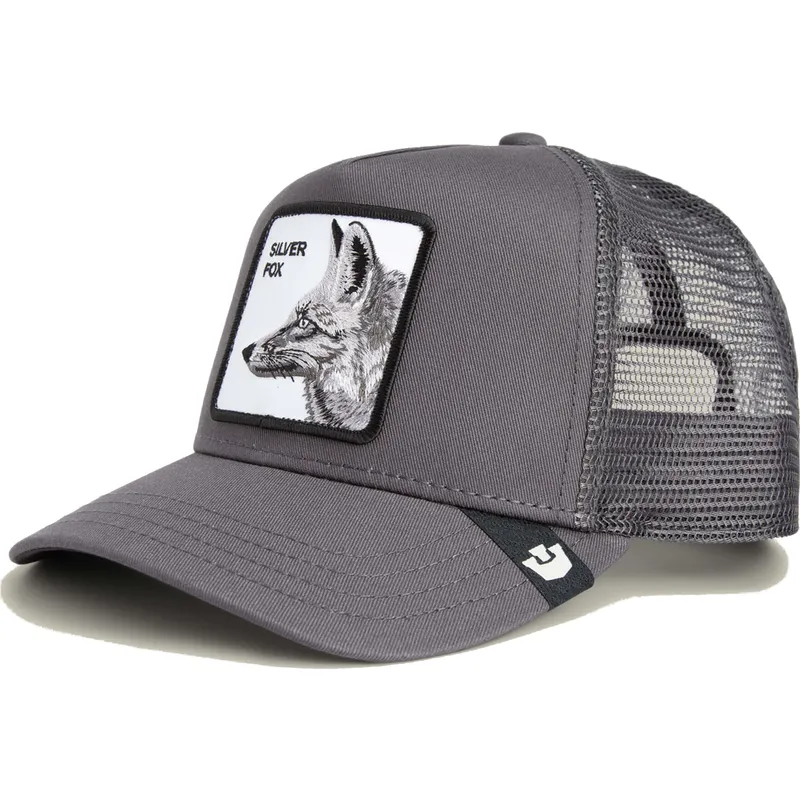 cepur-izliekta-truckeris-peleks-snapback-silver-foxxx-the-farm-no-goorin-bros