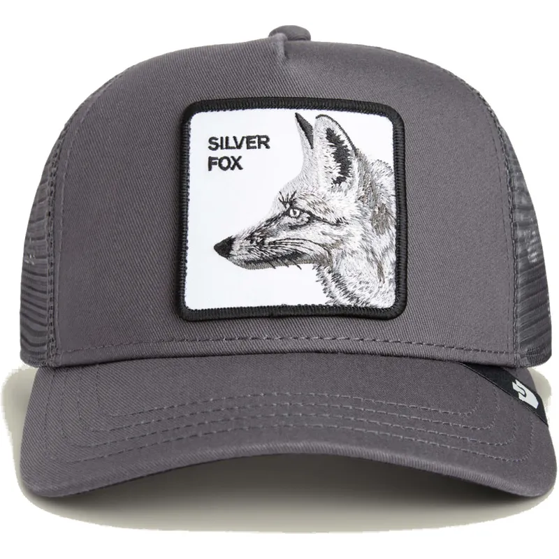 cepur-izliekta-truckeris-peleks-snapback-silver-foxxx-the-farm-no-goorin-bros