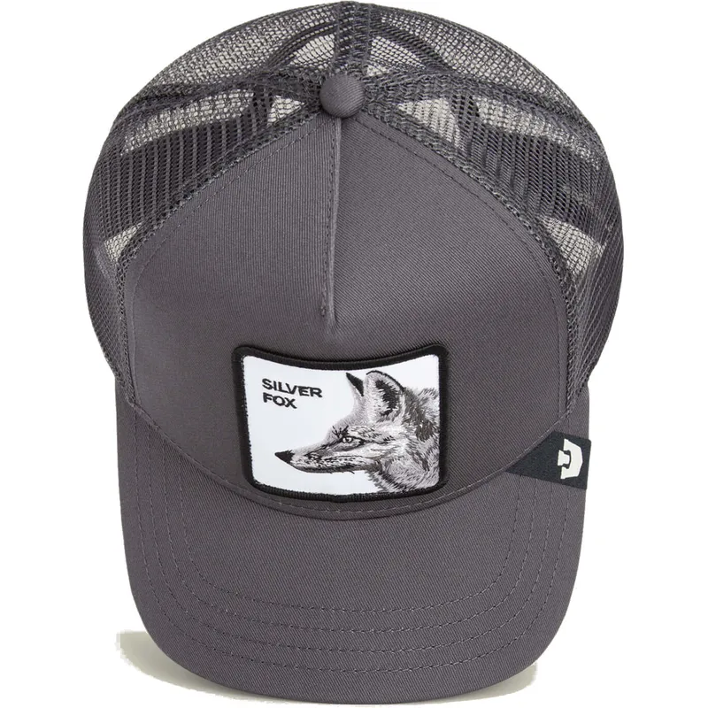 cepur-izliekta-truckeris-peleks-snapback-silver-foxxx-the-farm-no-goorin-bros