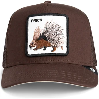 Goorin Bros. Prick The Farm braune Trucker-Kappe Stachelschwein.