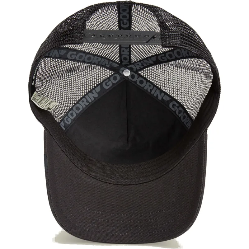 cepur-izliekta-soferis-melns-snapback-berniem-abeja-the-queen-mini-the-farm-the-farm-no-goorin-bros