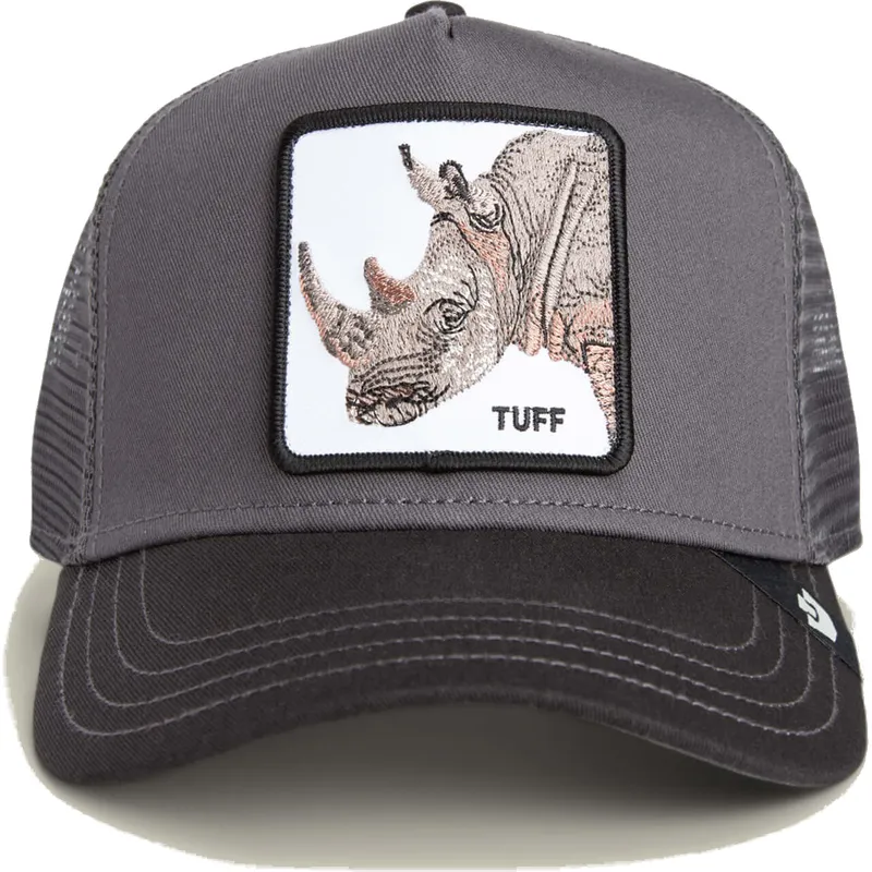 graue-trucker-kappe-fur-jungen-nashorn-the-tuff-mini-the-farm-von-goorin-bros
