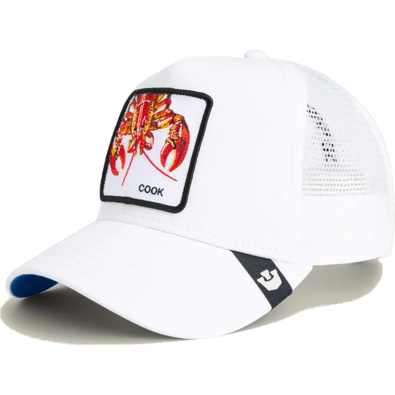 weisse-trucker-kappe-fur-kinder-hummer-lemme-cook-mini-the-farm-von-goorin-bros