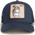 cepur-izliekta-truckeris-tumsi-zils-snapback-berniem-nuts-mini-the-farm-no-goorin-bros
