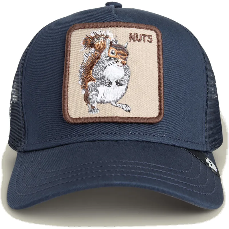 cepur-izliekta-truckeris-tumsi-zils-snapback-berniem-nuts-mini-the-farm-no-goorin-bros