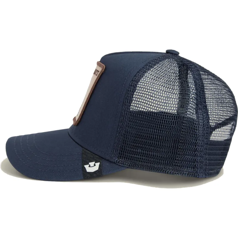 cepur-izliekta-truckeris-tumsi-zils-snapback-berniem-nuts-mini-the-farm-no-goorin-bros